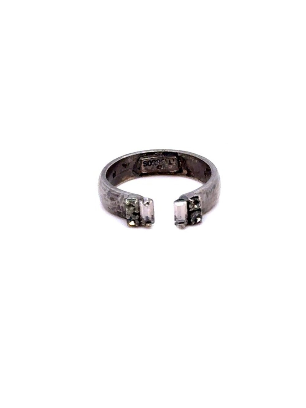 Sorrelli Open Front Baguette Crystals Ring